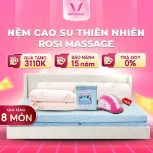 Nệm Cao Su Thiên Nhiên Rosi Massage Thắng Lợi